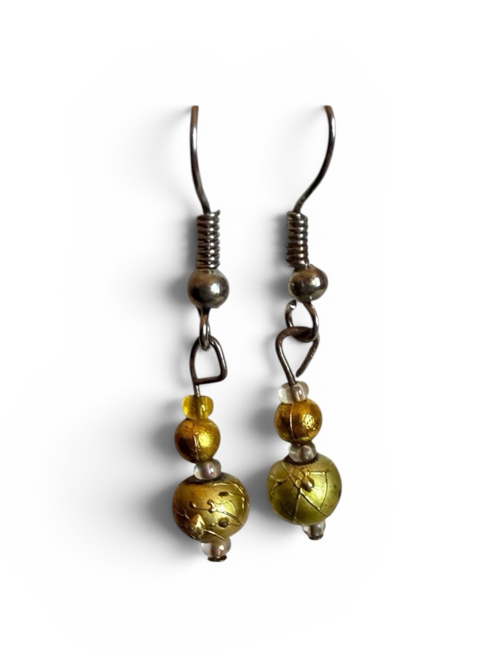 Gold-Tone Bead Drop Earrings - Women's Jewelry